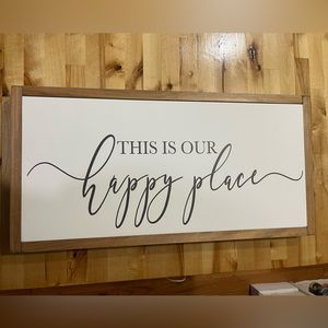 This our happy place sign